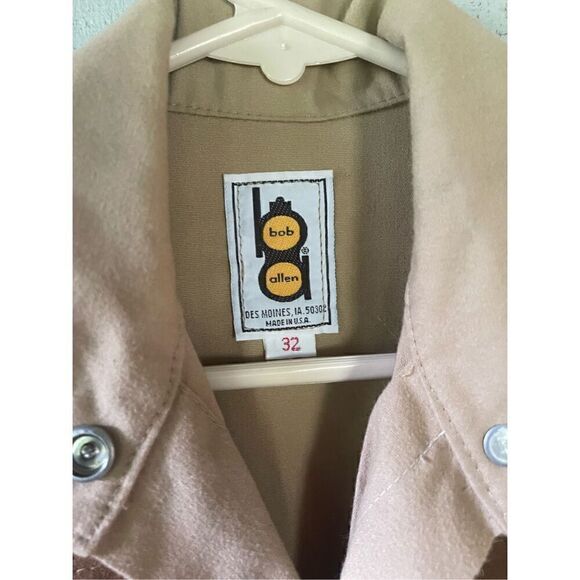 Vintage BOB ALLEN GUN CLUB SAFARI Sportswear Belted Jacket Sz 32 - Picture 4 of 11